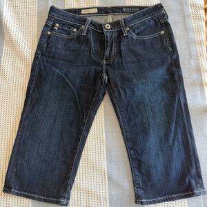 AG Adriano Goldschmied The Malibu Crop Pant- Dark Denim